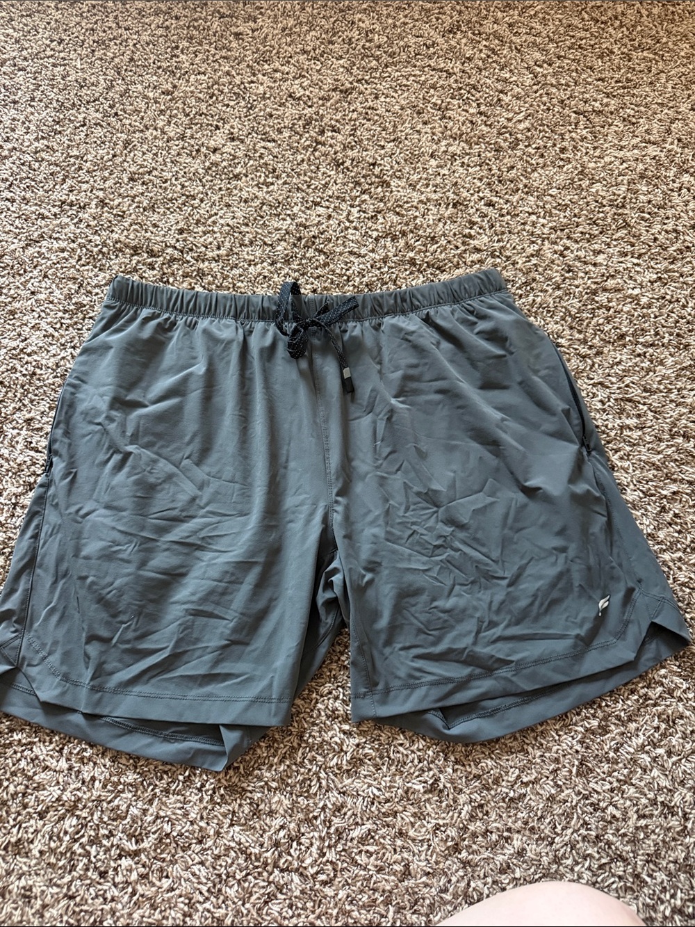 Fabletics Men's Athletic Shorts in Charcoal Gray